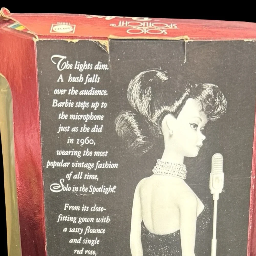 Mattel Solo in the Spotlight Barbie Doll 1960 Reproduction #13820 NRFB 1994 READ